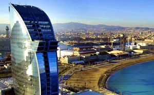 Luxury beach Hotel W  Barcelona 