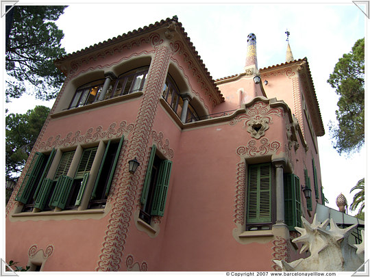 Gaudi's house that is now the Gaudi museum