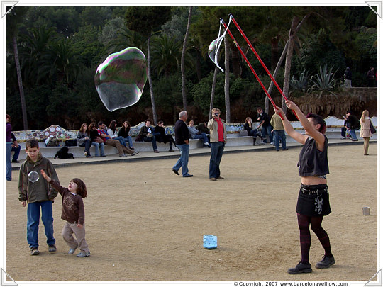 Even the bubbles are Gaudi'esque