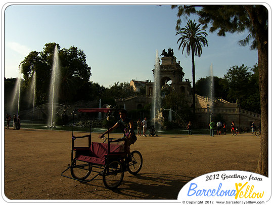 La Cascada fountains of Parc Ciutadella