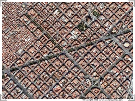 Barcelena Eixample grid