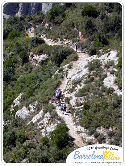 Montserrat mountains hiking