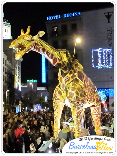 Kings Parade - Twiga the giraffe