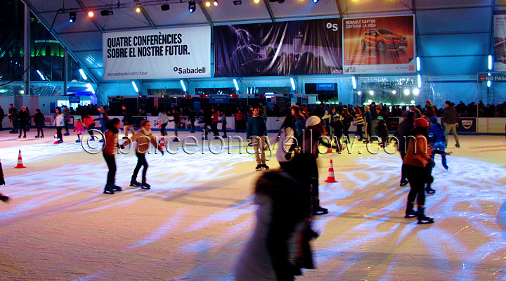 ice skating Barcelona