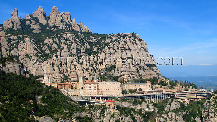 Montserrat Mountains near Barcelona