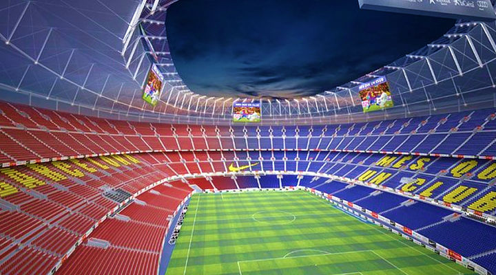 New Camp Nou stadium Barcelona