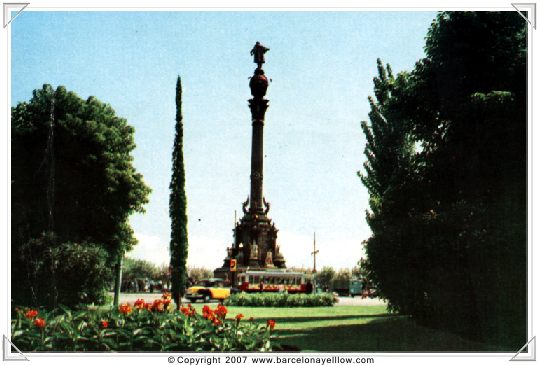 Barcelona old photos Colon