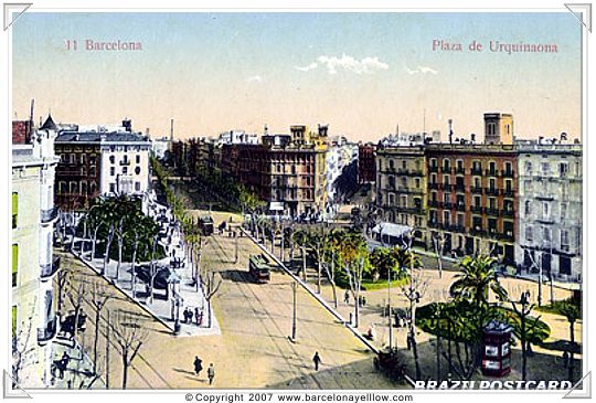 Barcelona old photos Pl Urginaona