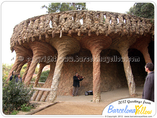 Roadway Parc Guell Barcelona