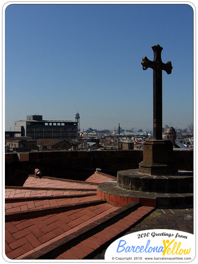 Barcelona cathedral roof 