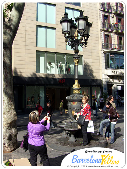 La Rambla fountain Font Canaletes