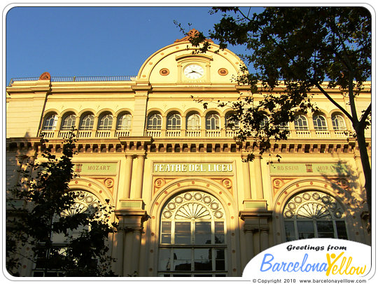 Gran Teatre del Liceu on La Rambla