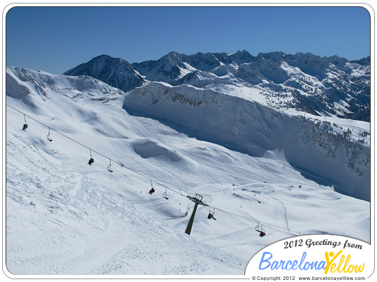 Baqueira-Beret looking toward Mirador lift